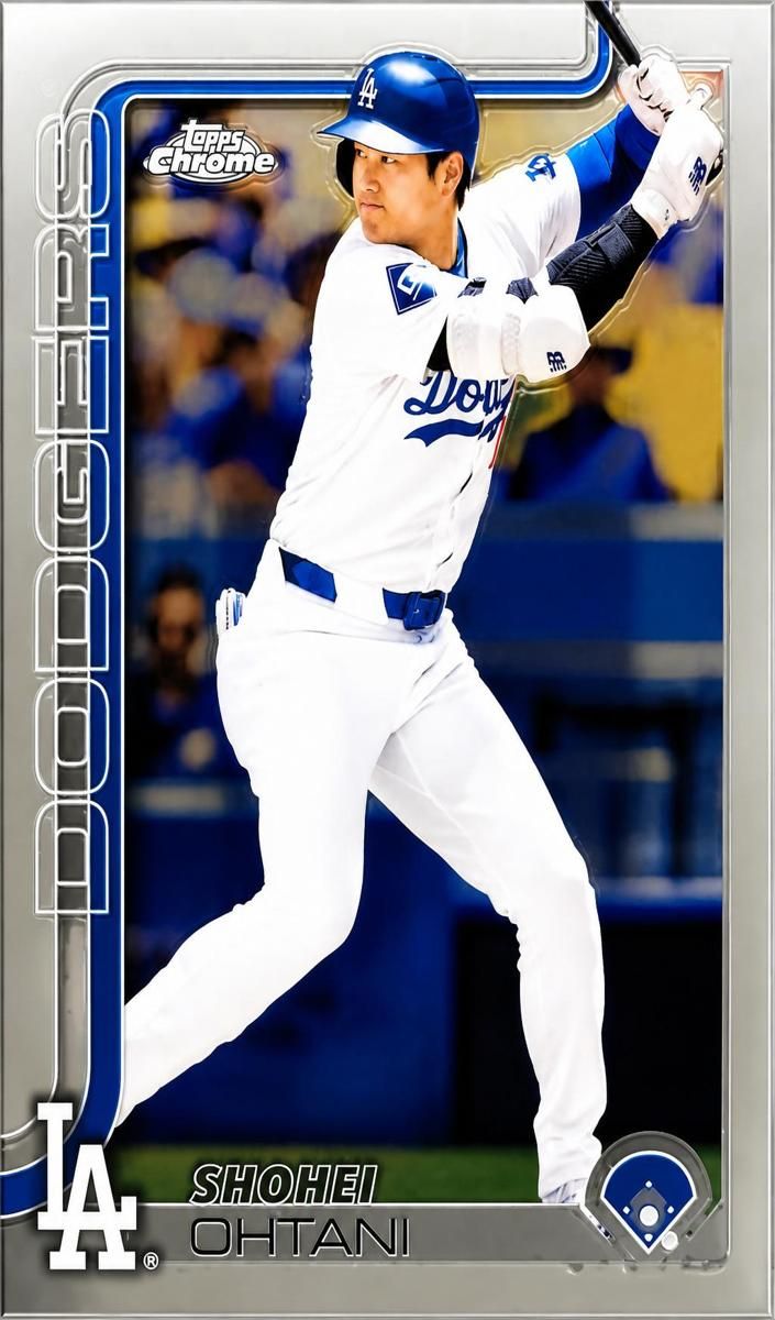 2025 Topps Chrome Baseball Shohei Ohtani #1