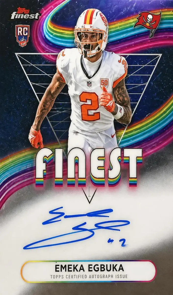 2025 Topps Finest Football Emeka Egbuka #RFA-EE