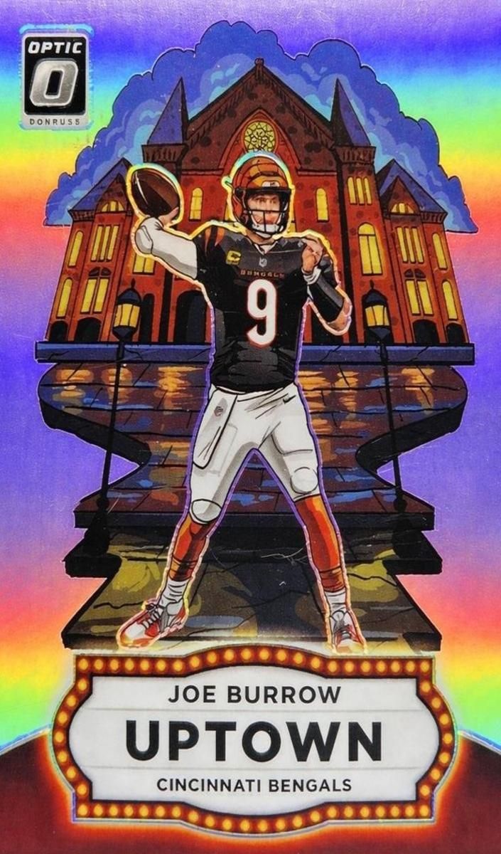 2025 Donruss Optic Football Joe Burrow Uptown Checklist #12