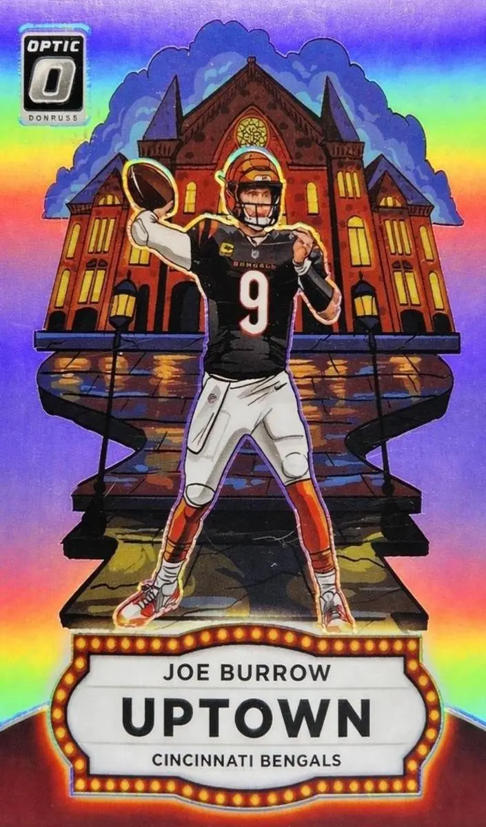 2025 Donruss Optic Football Joe Burrow Uptown Checklist #12