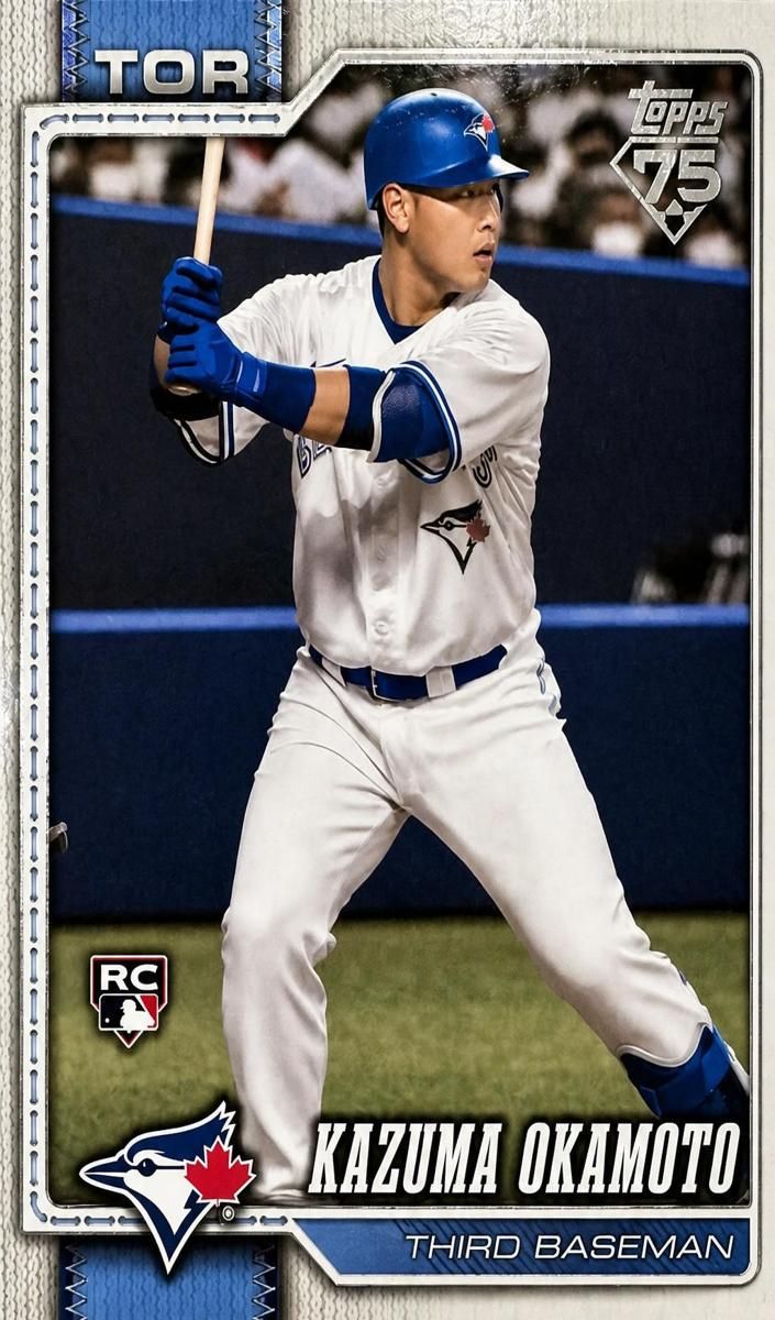 2026 Topps Baseball Real One Auto Kazuma Okamoto #443