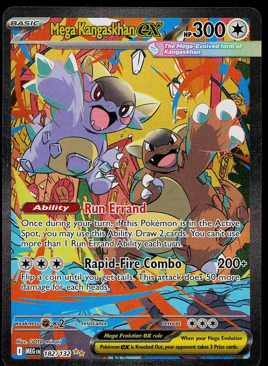 2025 Pokemon Mega Evolution Mega Kangaskhan EX #182