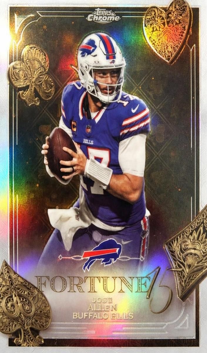 2025 Topps Chrome Football Josh Allen Refractor #F15-7