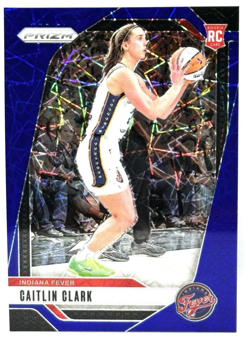 2024 Panini Prizm WNBA Basketball Caitlin Clark Blue Velocity #145