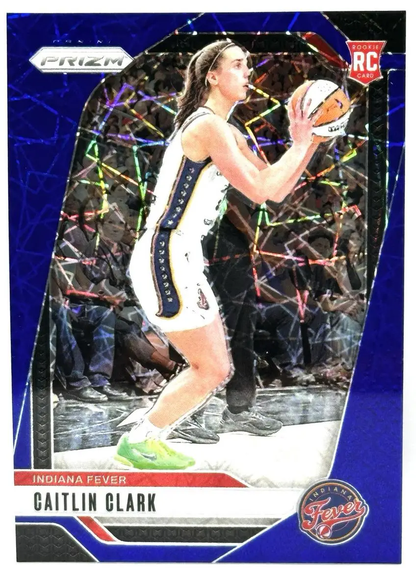 2024 Panini Prizm WNBA Basketball Caitlin Clark Blue Velocity #145