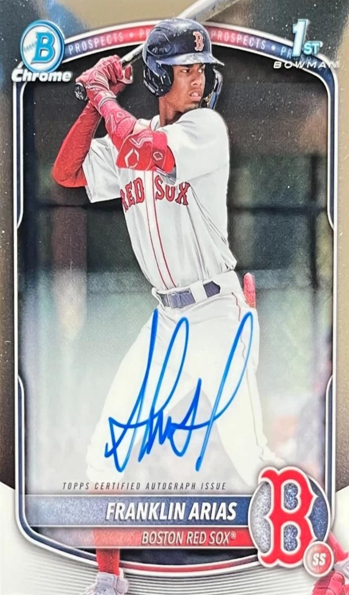 2025 Bowman Chrome Prospects Baseball Franklin Arias #CPA-FA