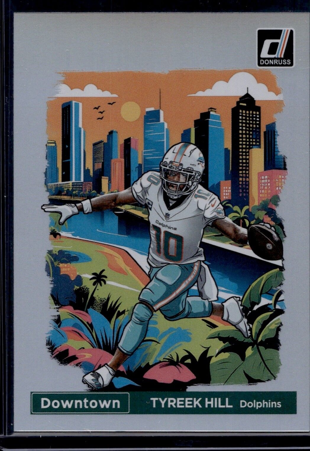 2024 Panini Donruss Football Tyreek Hill Downtown #3