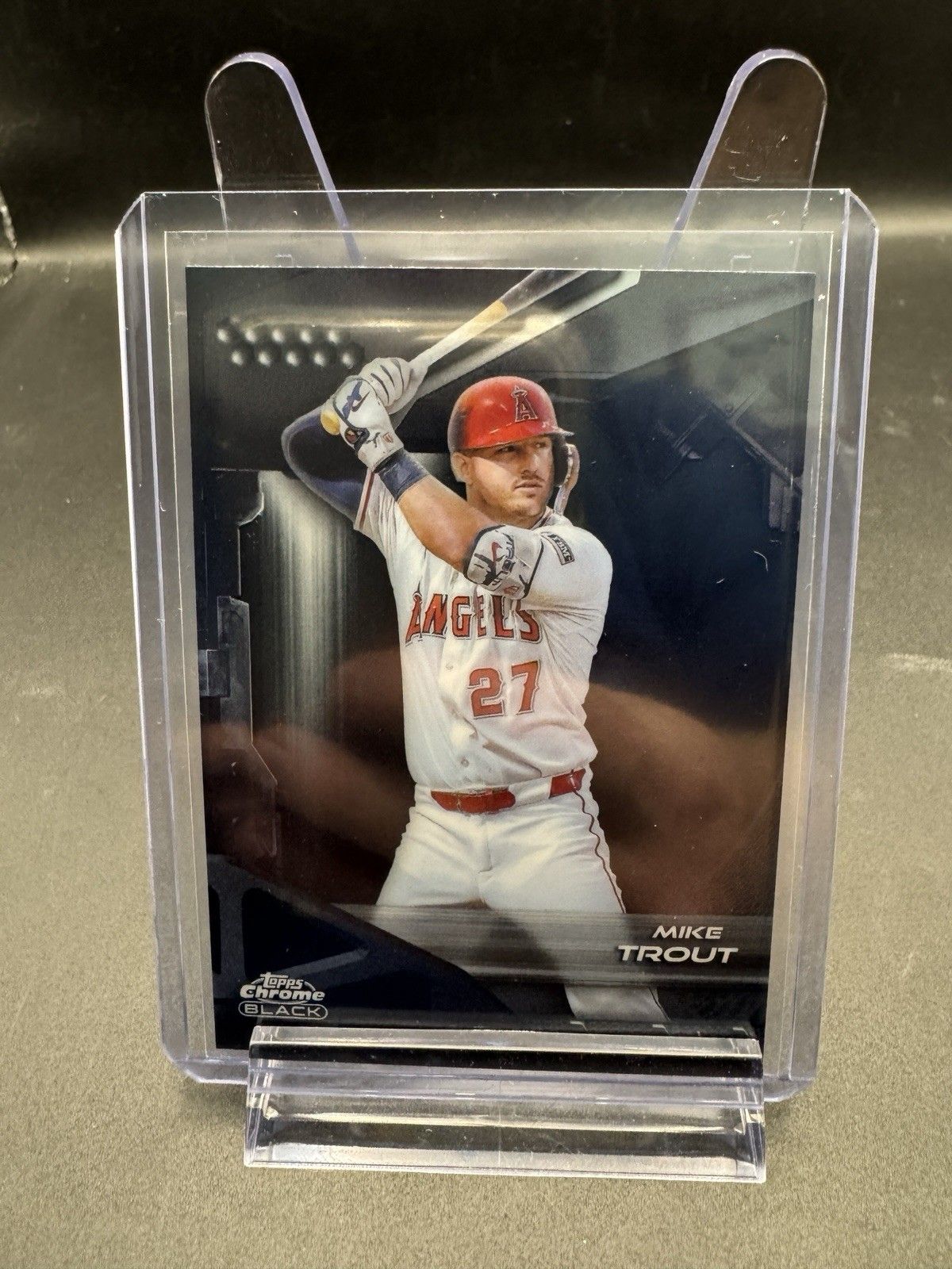 2026 Topps Chrome Baseball Mike Trout Black #91CB-6