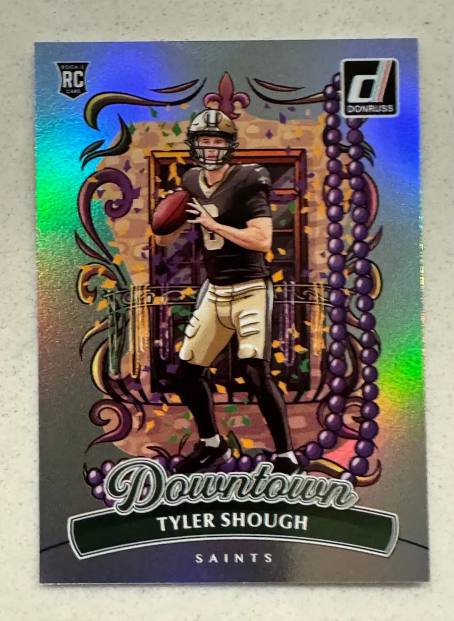 2025 Panini Donruss Football Tyler Shough Downtown #19