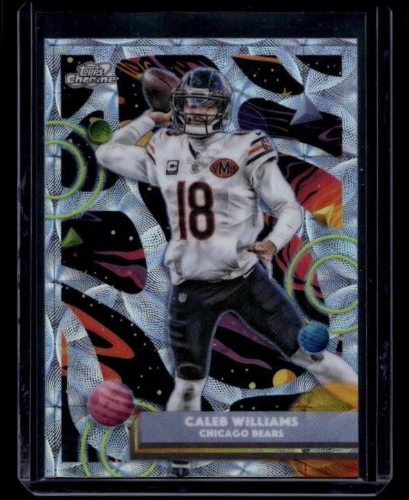 2025 Topps Cosmic Chrome Football Caleb Williams Refractor #16