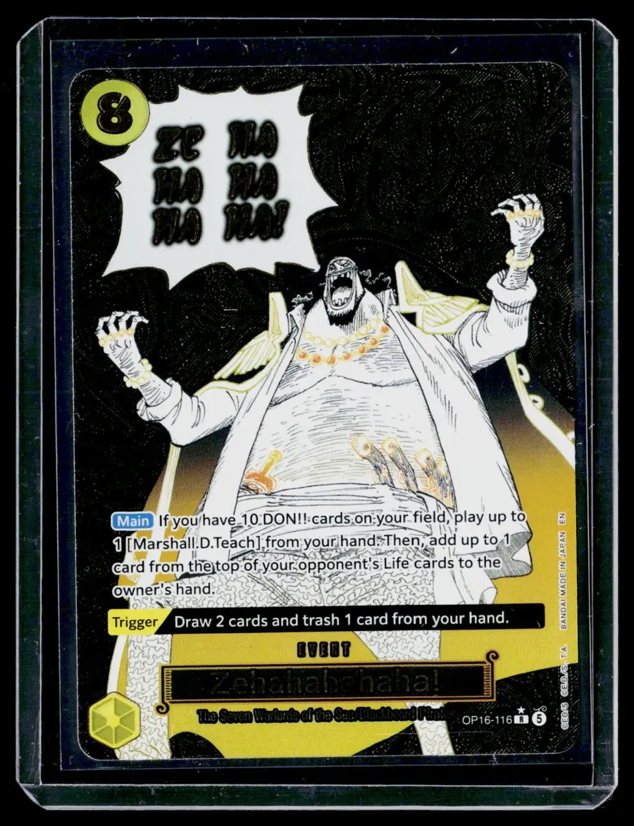2026 One Piece The Time of Battle Zehahahahaha! SP #OP16-116