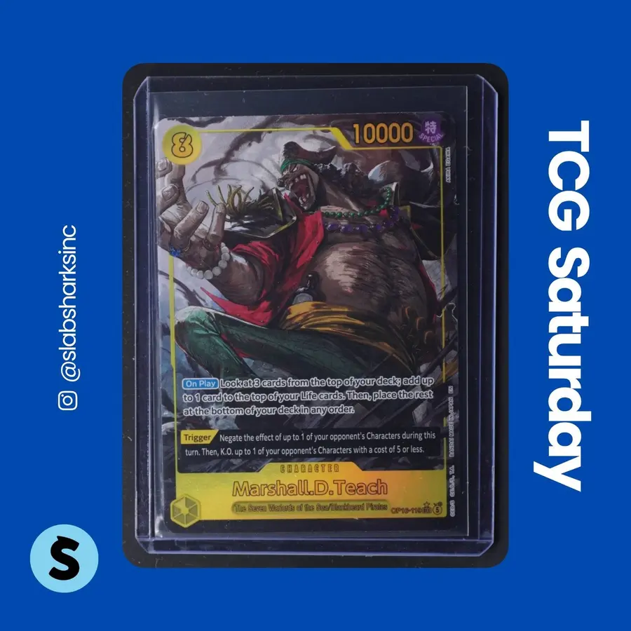 2026 One Piece The Time of Battle Marshall.D.Teach Alternate Art #OP16-119