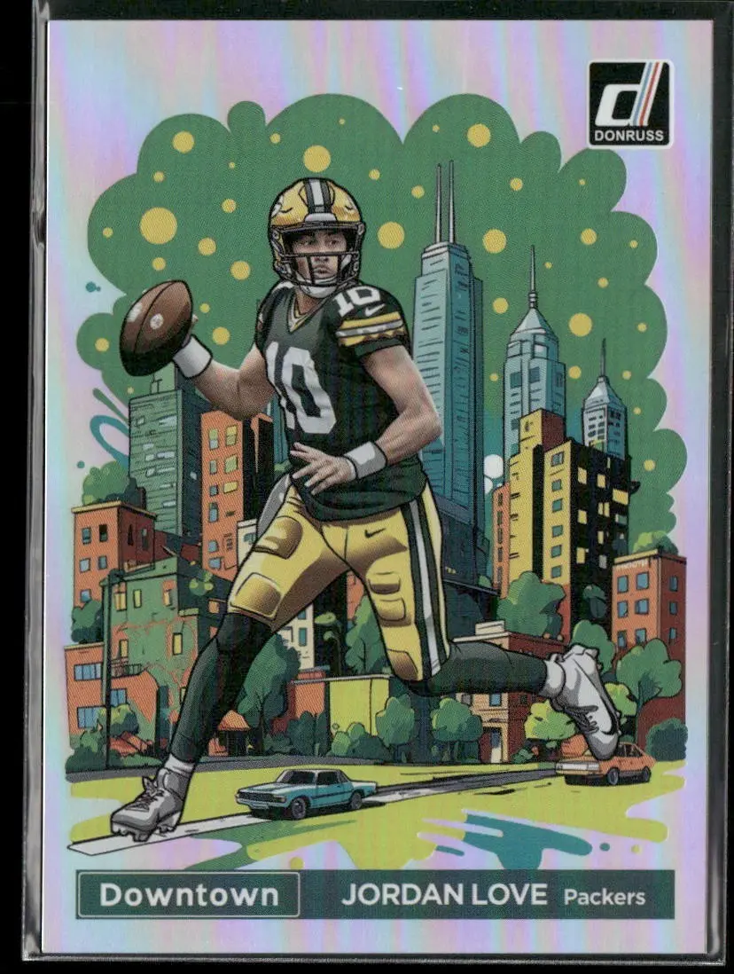 2024 Panini Donruss Football Jordan Love Downtown #5