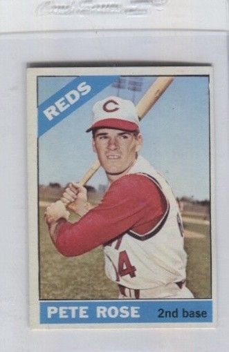 1966 Topps Baseball Pete Rose Red #30
