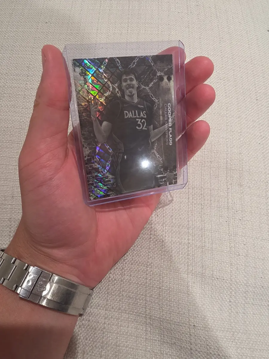 2025 Topps Chrome Cactus Jack Basketball Cooper Flagg Refractor #61