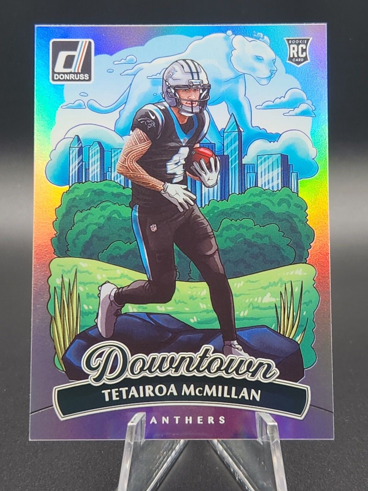 2025 Panini Donruss Football Tetairoa McMillan Downtown #15
