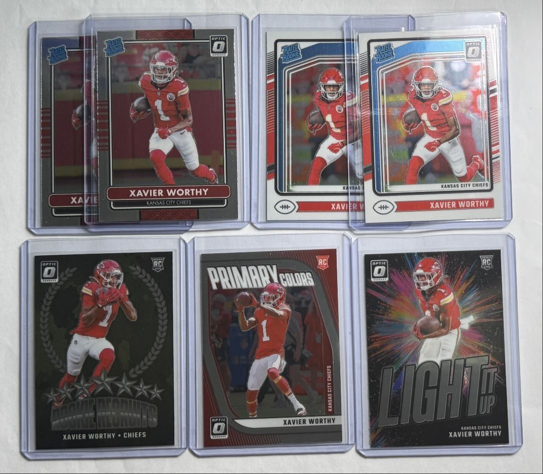 2024 Donruss Optic Football Xavier Worthy Rated Rookie #7