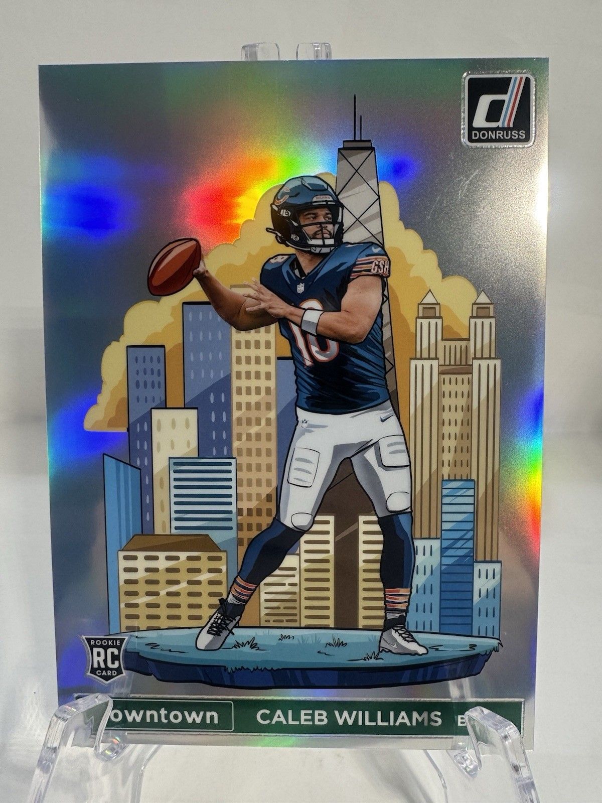 2024 Panini Donruss Oversized Downtown Caleb Williams #21