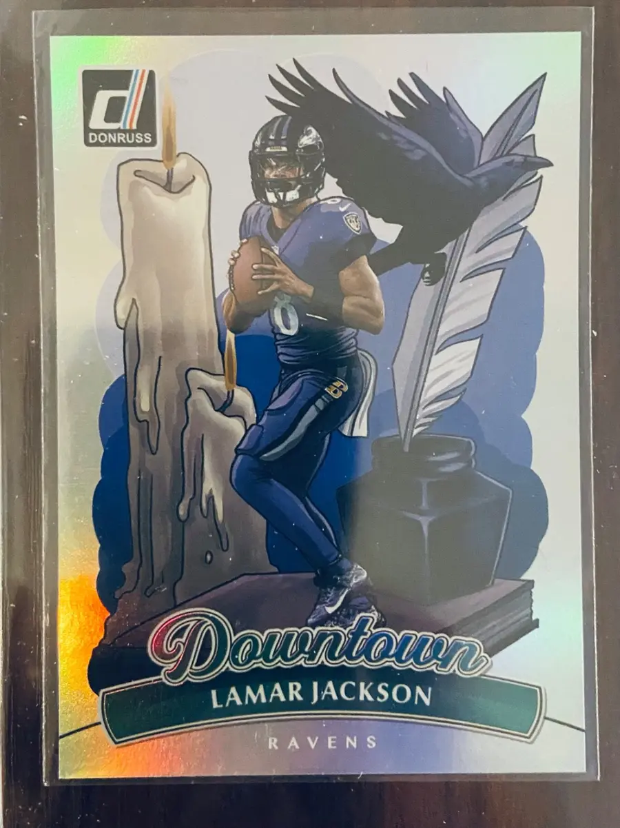 2025 Panini Donruss Football Lamar Jackson Downtown #1
