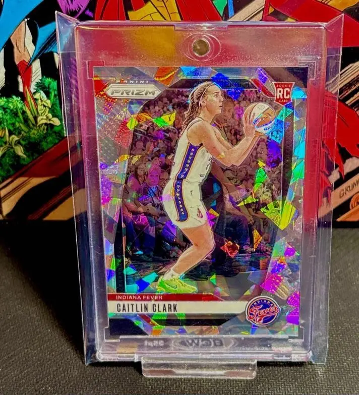 2024 Panini Prizm WNBA Basketball Caitlin Clark Cracked Ice #22