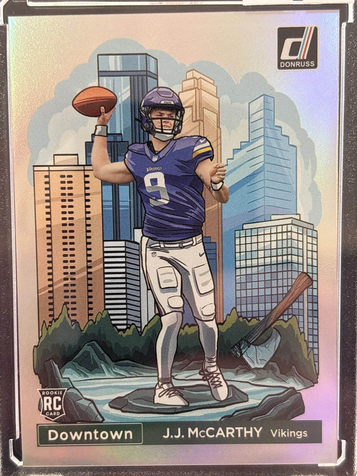 2024 Panini Donruss Football J.J. McCarthy Downtown #11