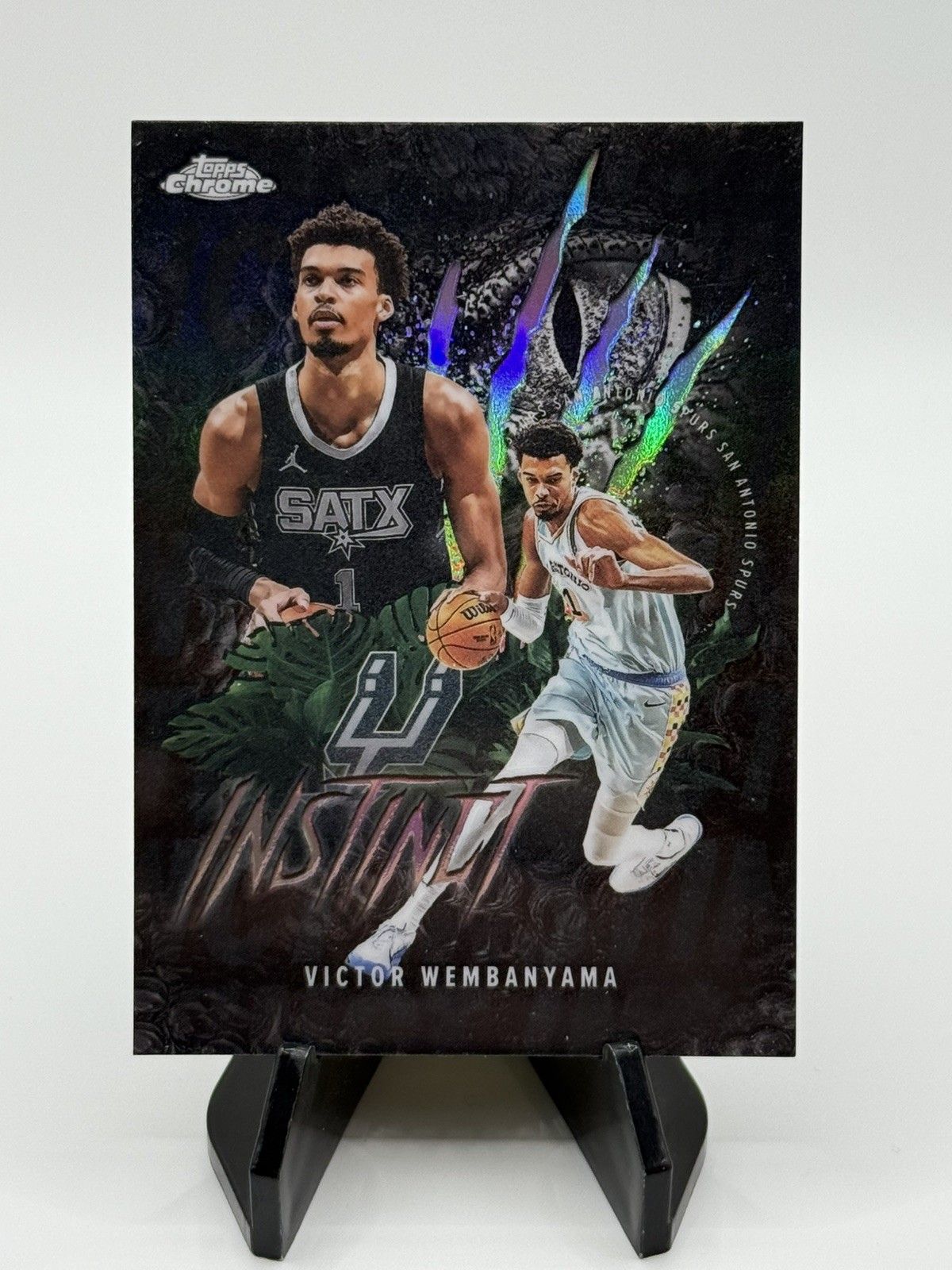 2025 Topps Chrome Basketball Victor Wembanyama Refractor #INS-9