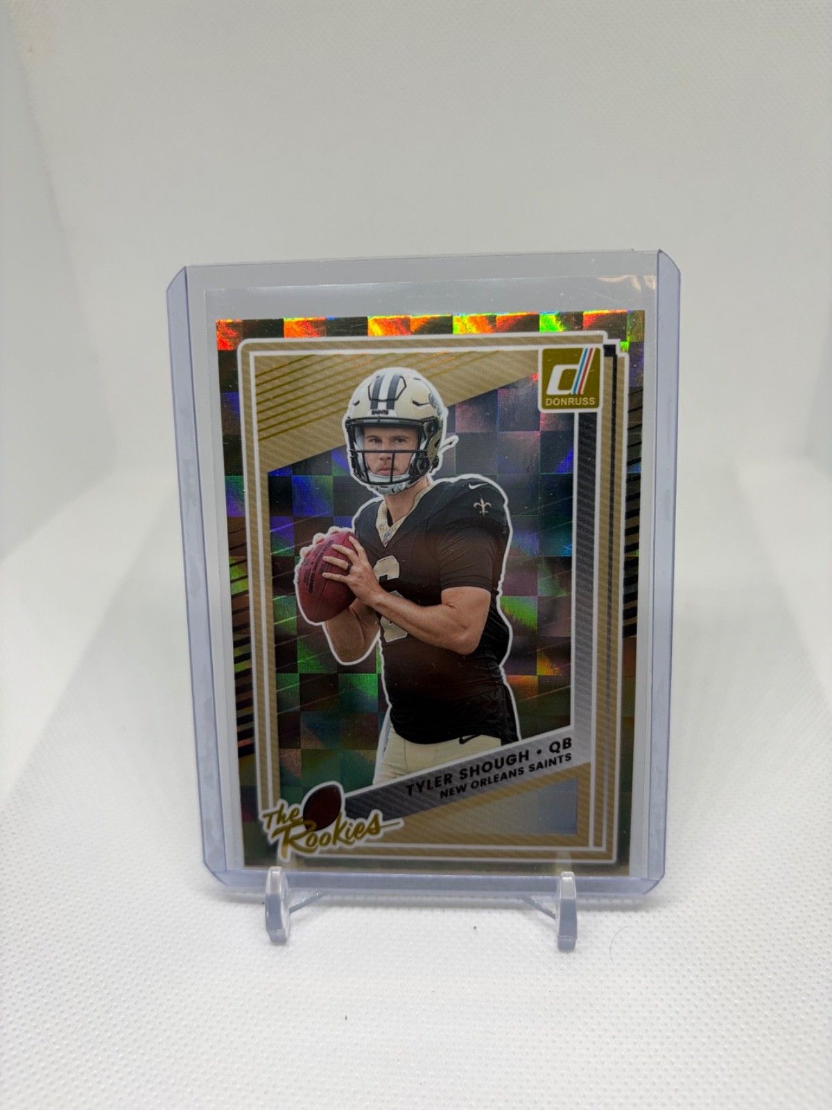 2025 Donruss Football Tyler Shough Gold #17 /25