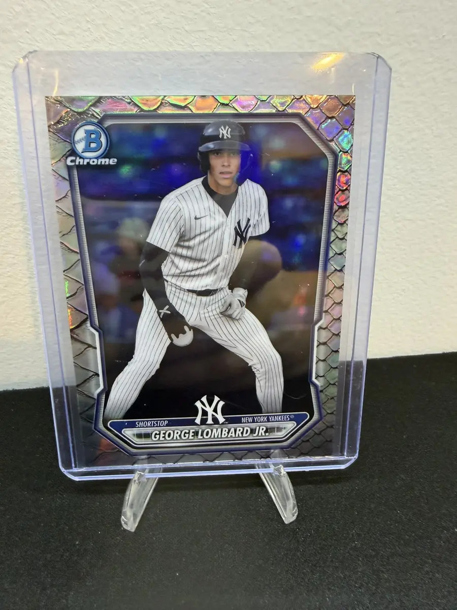 2026 Bowman Baseball George Lombard Jr. Reptilian Refractor #BTP-17