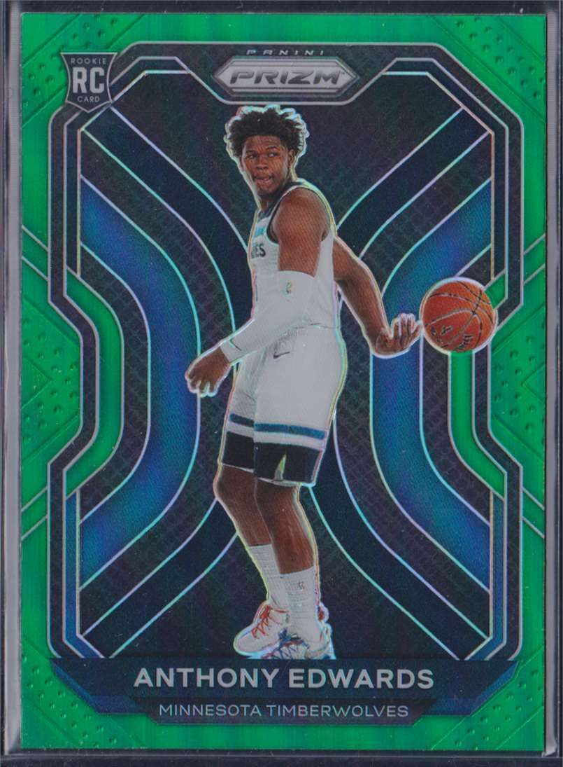 2020 Panini Prizm Anthony Edwards Green #258