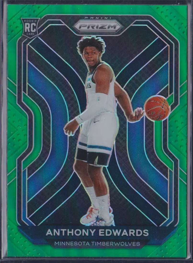 2020 Panini Prizm Anthony Edwards Green #258