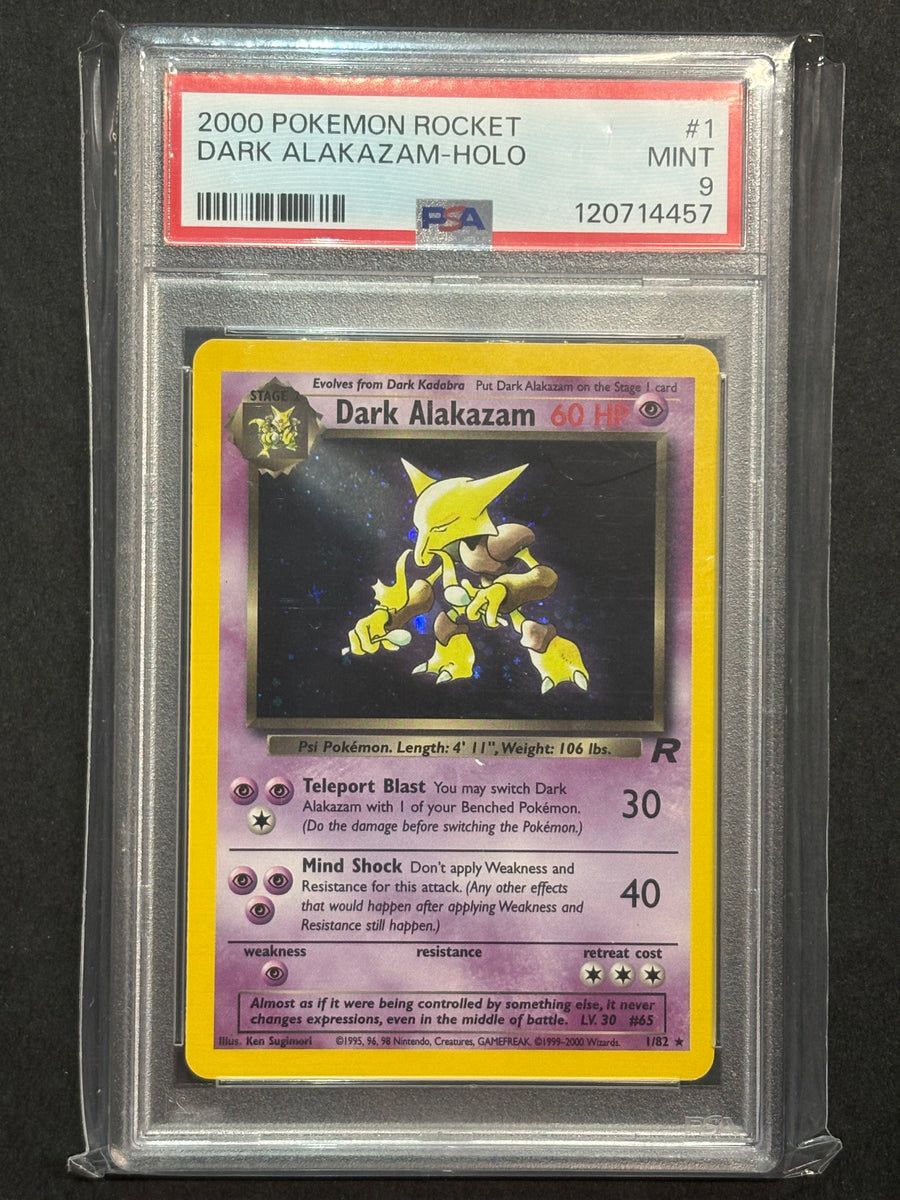 Dark Alakazam Team Rocket #1/82 PSA 9 Value