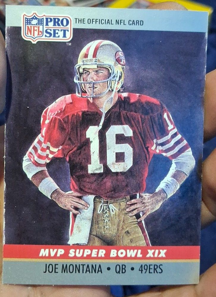 JOE MONTANA 1990 Pro Set Super Bowl MVP #19 Value