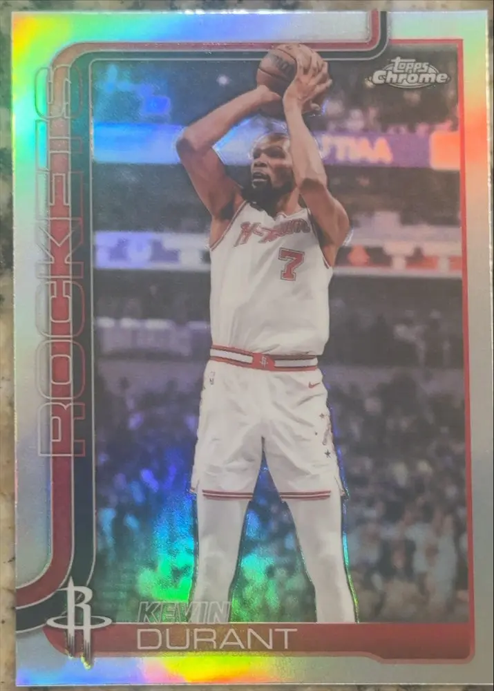 2025 Topps Chrome Update Kevin Durant Refractor #23