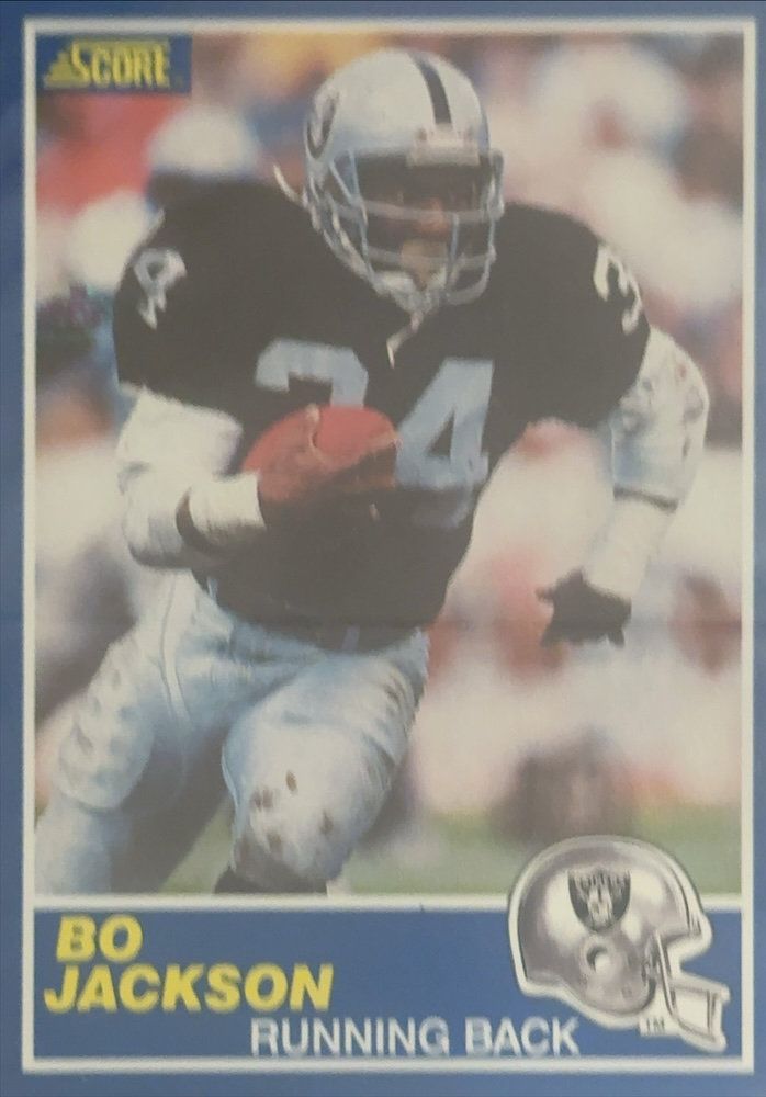Bo Jackson 1989 Score Football