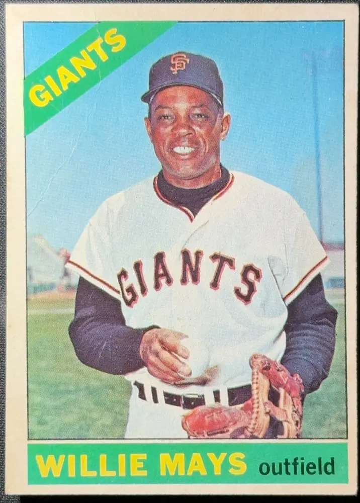 1966 Topps Venezuelan Baseball Willie Mays #1