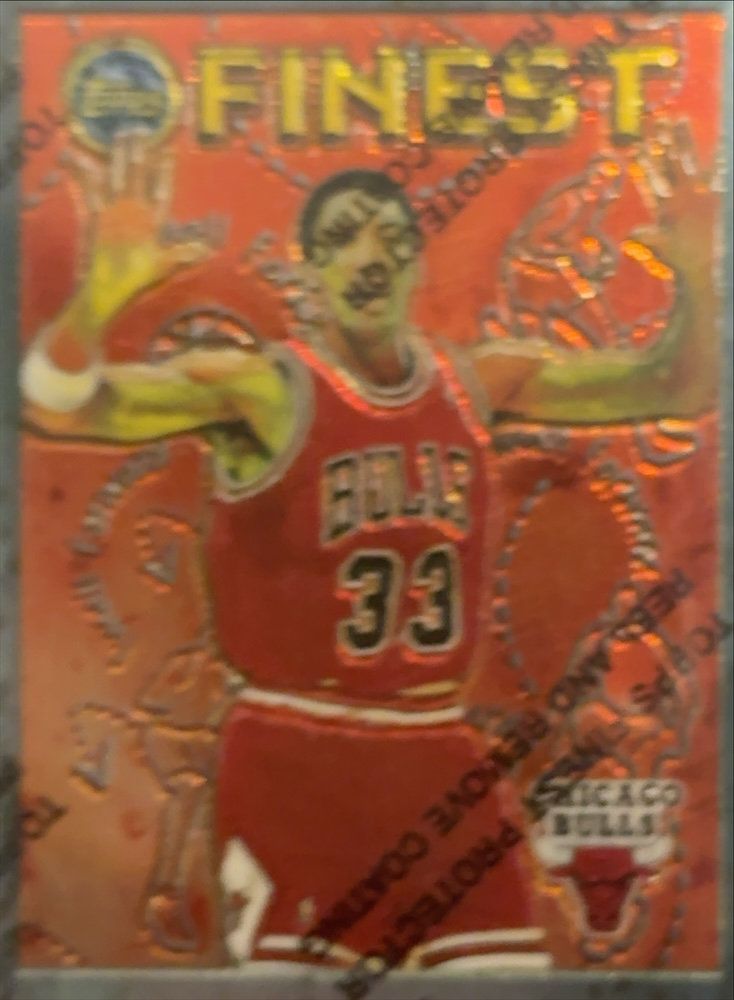 1995 Finest Scottie Pippen Refractor #179