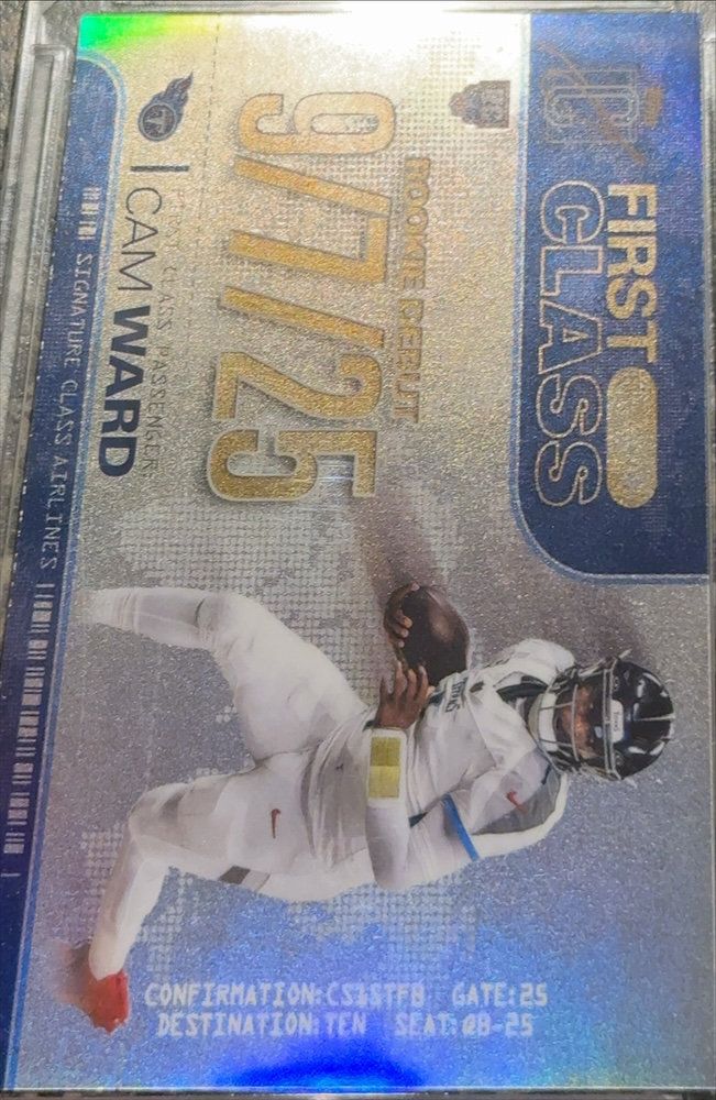 2025 Topps Signature Class Football First Class CAM WARD #FC-1