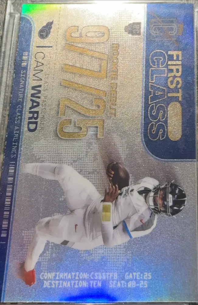 2025 Topps Signature Class Football First Class CAM WARD #FC-1