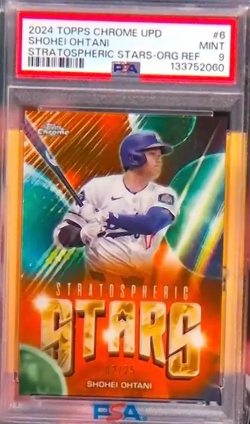 2025 Topps Finest Shohei Ohtani #16 PSA 9