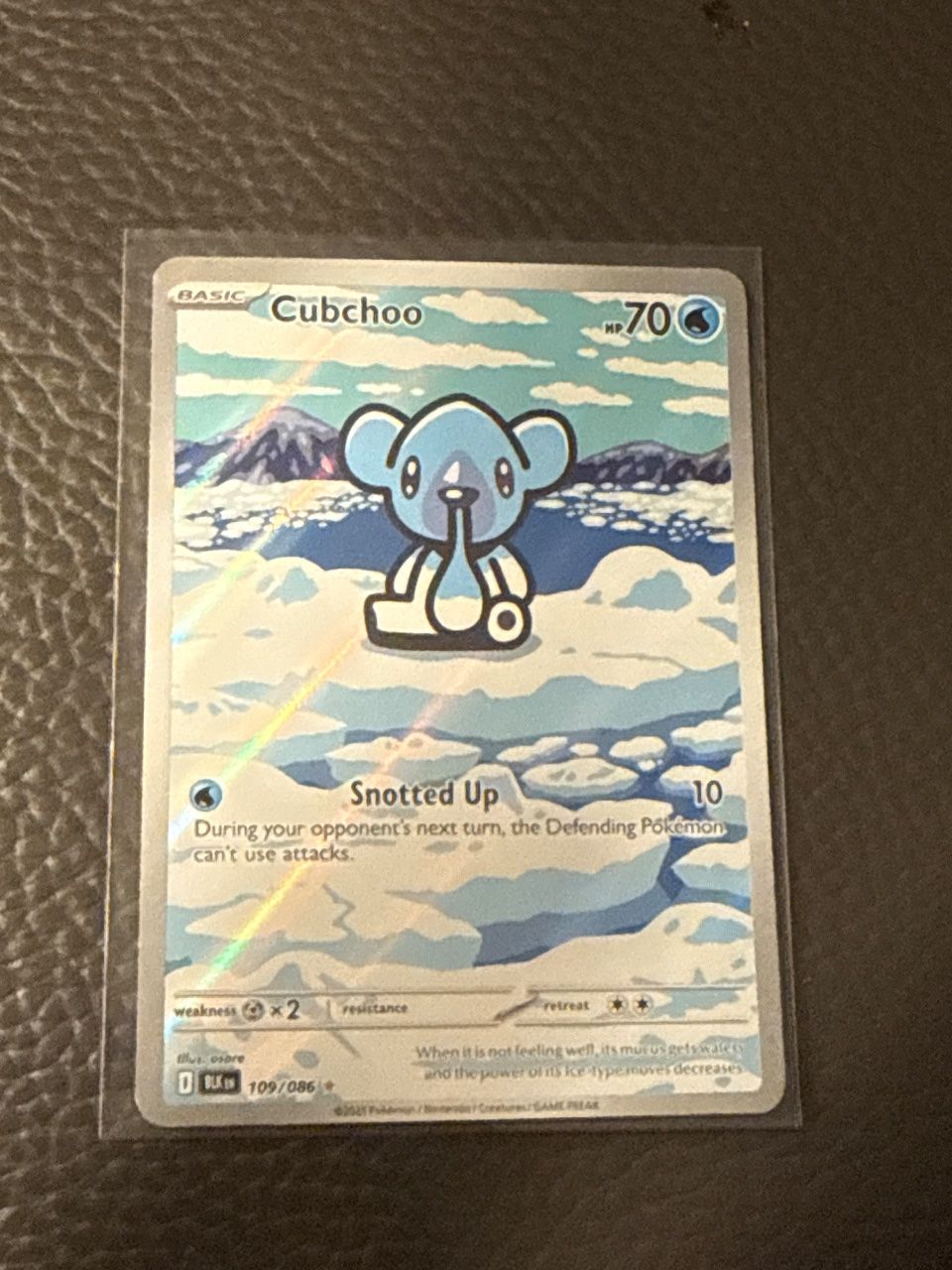 Cubchoo - 109/086 #109/086 · Illustration Rare