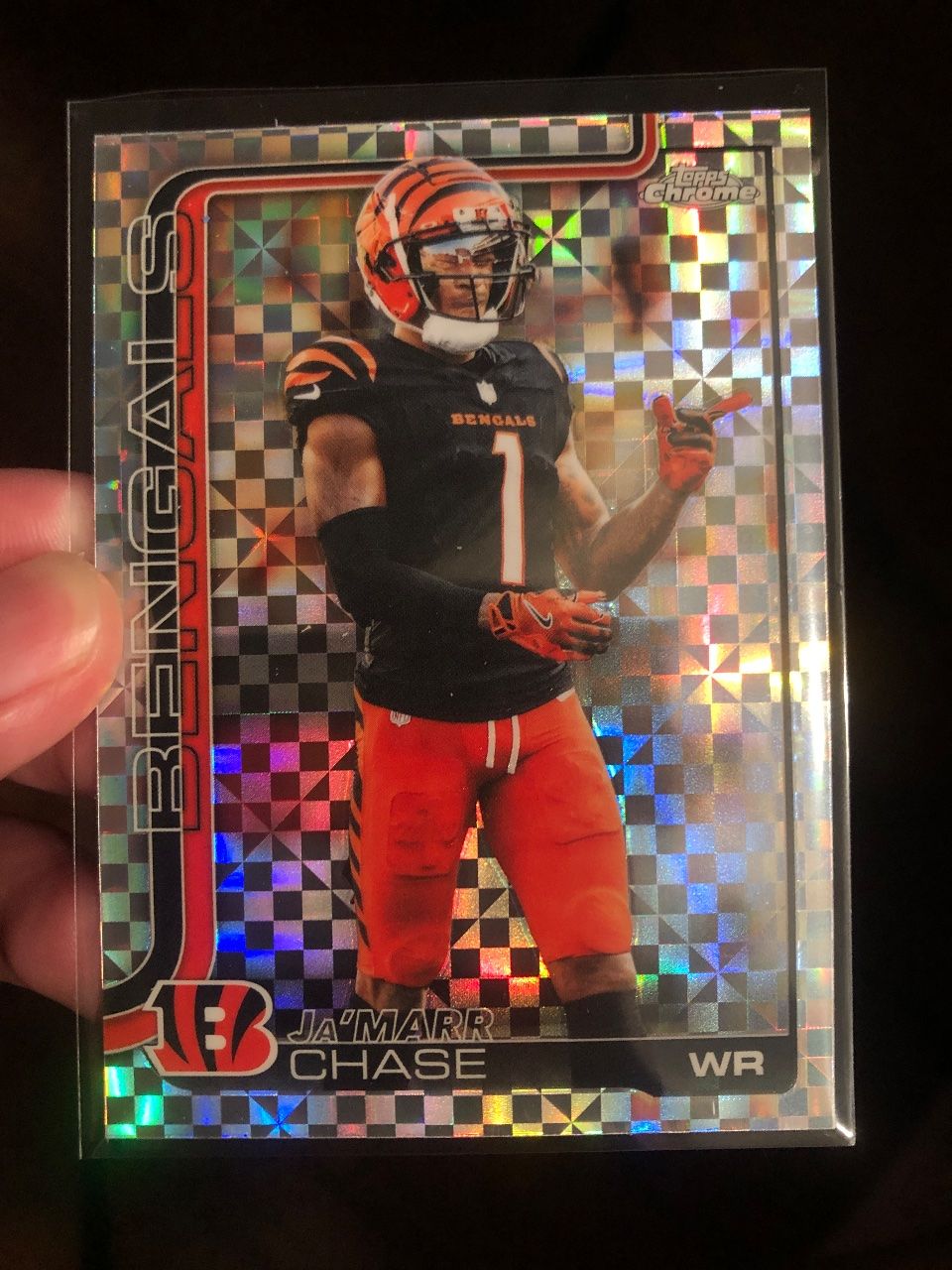 2025 Topps Chrome Ja'Marr Chase Refractor #58 /499